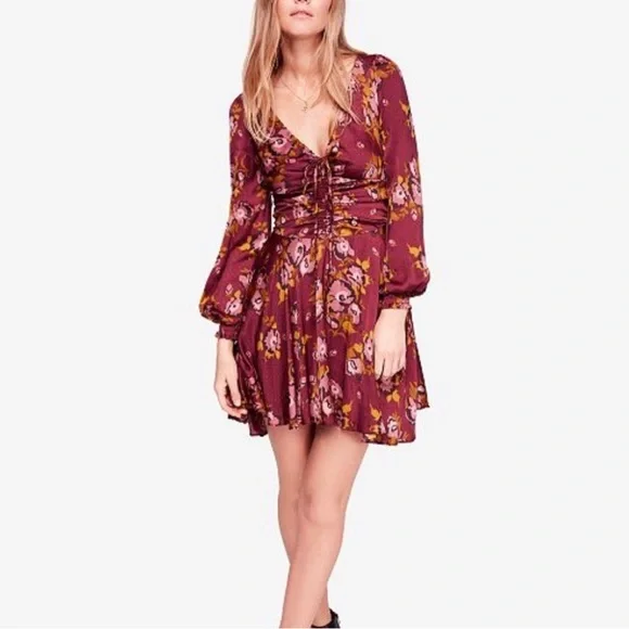 free people pink polka dot dress Polka Dot + Dotted Dresses